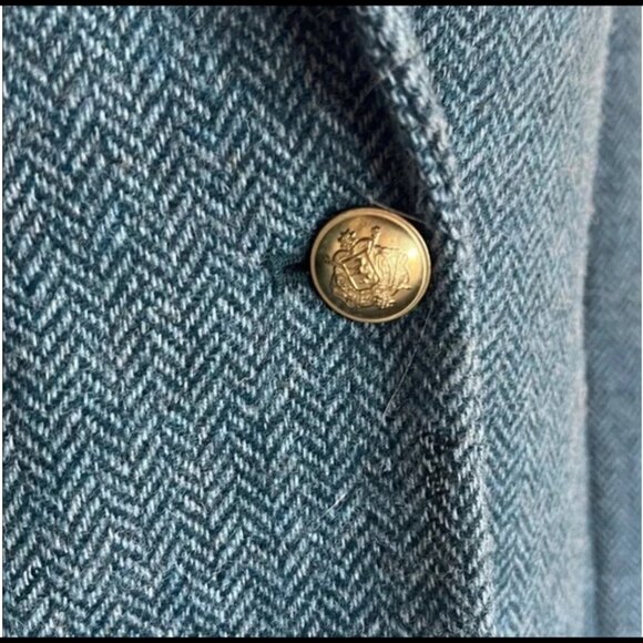 J.Crew herringbone wool blazer size 0 - Picture 3 of 6